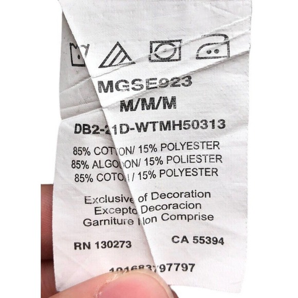 Wrangler George Strait Collection Plaid Shirt Medium Button Down Mens Cotton Bld - Picture 5 of 6